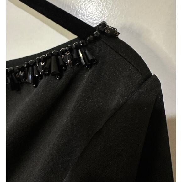 Mac Duggal 
Embellished Neck Feather Trim 
Cocktail/Evening Dress 
Size 14 - Picture 13 of 16